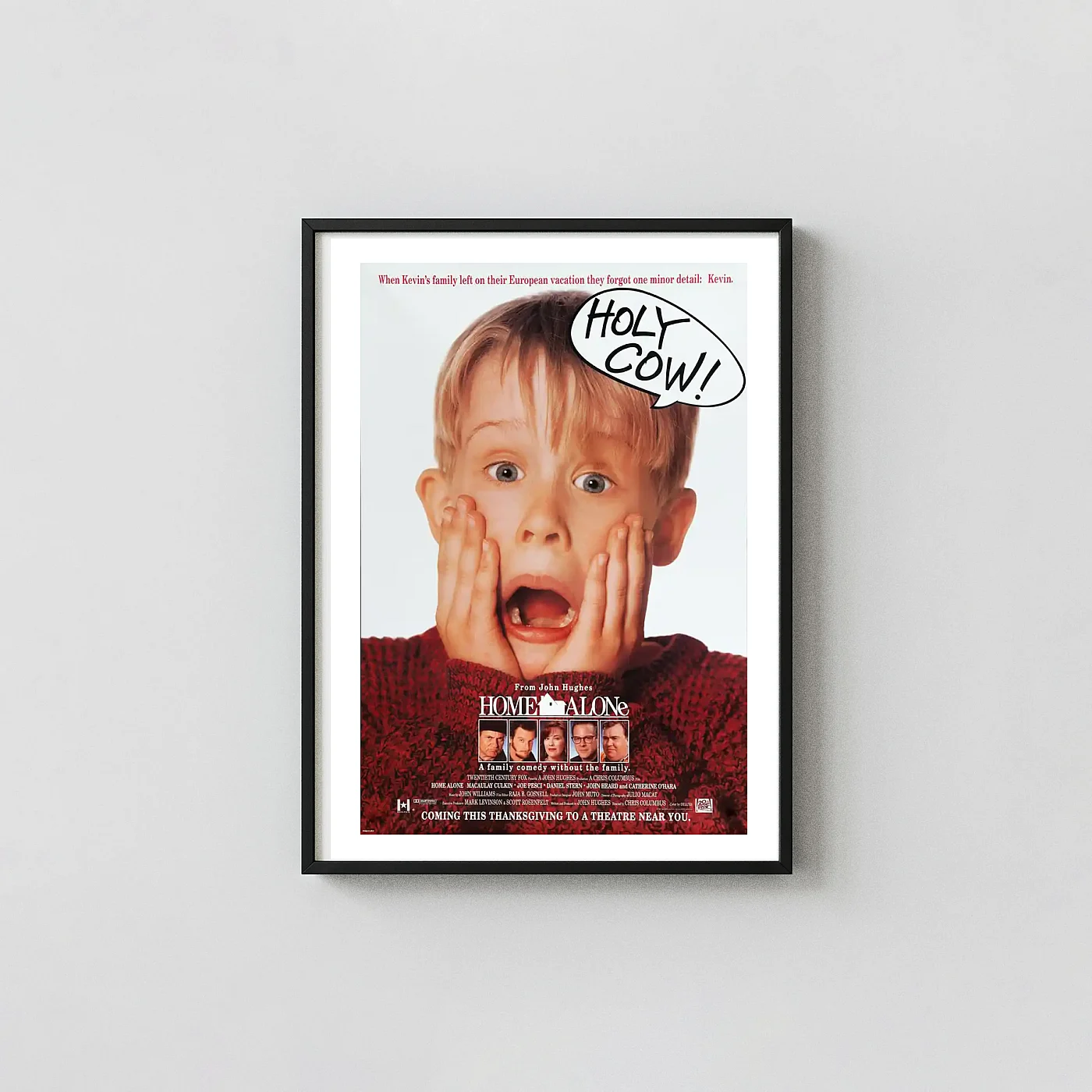 Home Alone Movie Poster Iconic Kevin McCallister Scream Art - movie poster wall art print