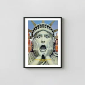 Home Alone 2: Lost in New York Poster | Iconic Statue of Liberty Art Movie Posters xe2x80x93 Portrait Frame Wall Art Mockup | MerchFuse