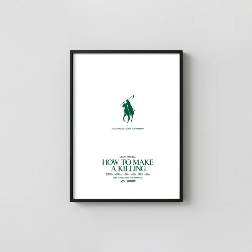 How to Make a Killing | Movie Poster | A24 Minimalist Art Print