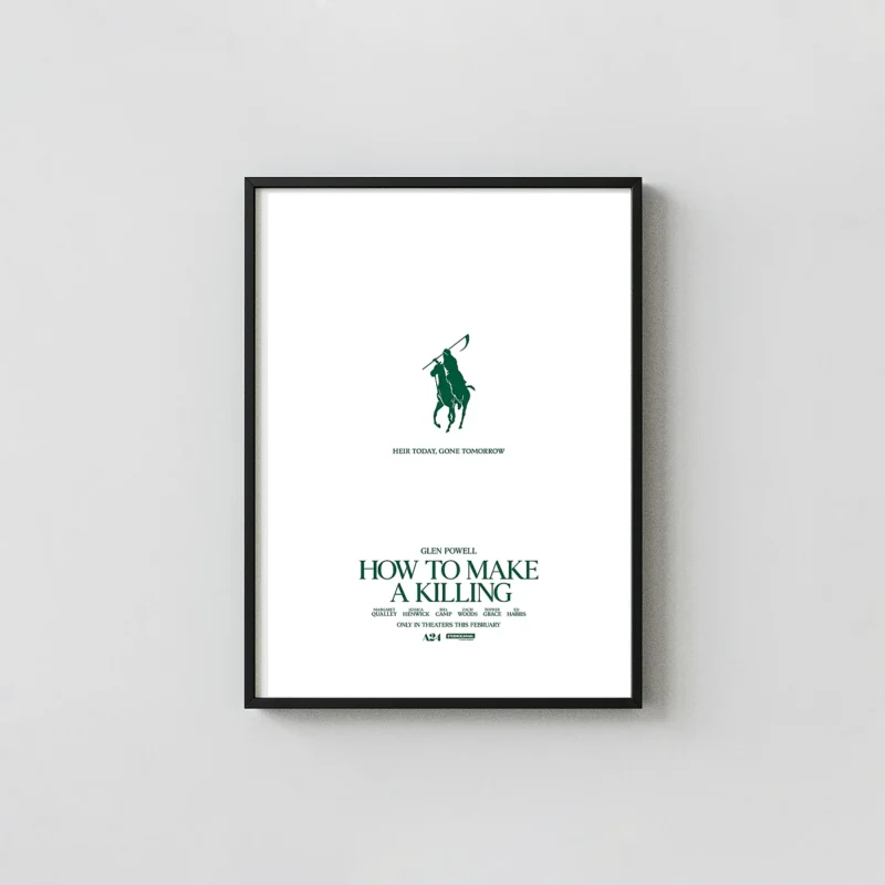 How to Make a Killing | Movie Poster | A24 Minimalist Art Print