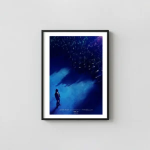 John Wick: Chapter 3 | Movie Poster | Facing The High Table Minimalist Art Action & Adventure Movie Posters xe2x80x93 Portrait Frame Wall Art Mockup | MerchFuse