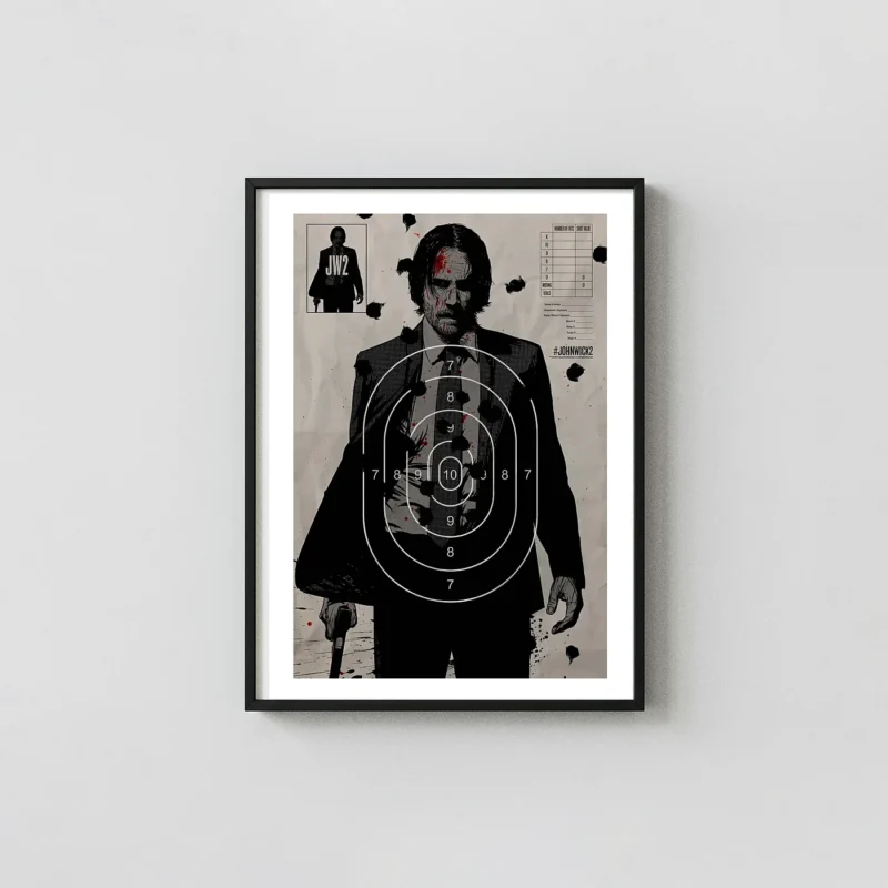 John Wick Chapter 2 | Movie Poster | Target Practice Wall Art