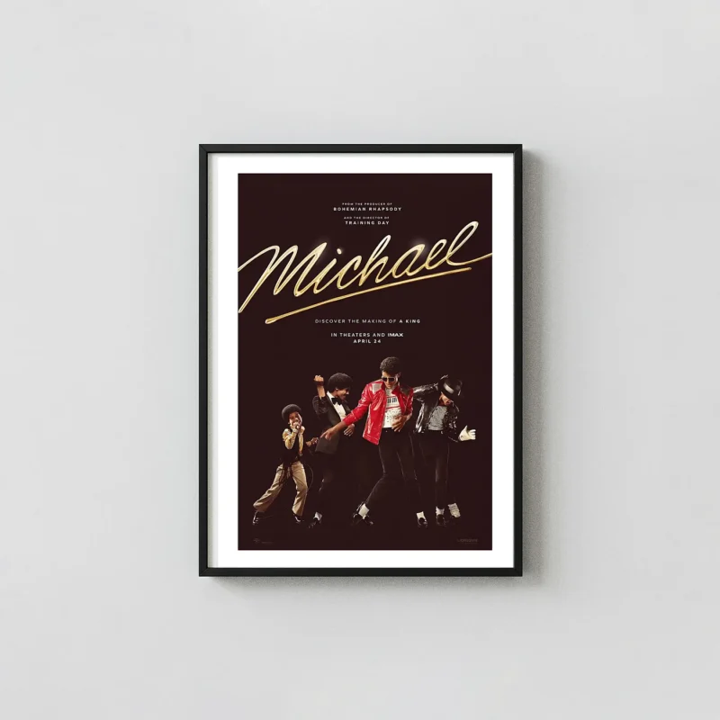 Michael Biopic | Movie Poster | Evolution of the King of Pop Art Print