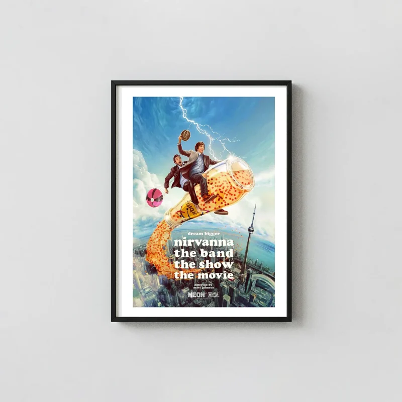 Nirvanna the Band the Show the Movie Poster | Surreal Comedy Wall Art Print