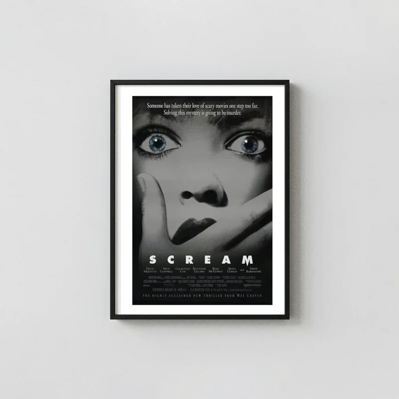Scream (1996) | Movie Poster | Iconic Horror Art Print Wall Decor