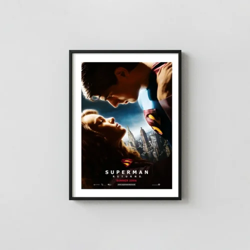 Superman Returns | Movie Poster | Superman & Lois Lane Romantic Wall Art