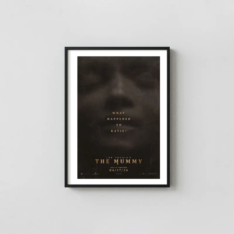 The Mummy (2026) | Movie Poster | Dark, Minimalist Horror Wall Art