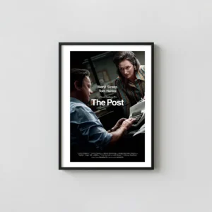 The Post | Movie Poster | Meryl Streep & Tom Hanks Movie Posters xe2x80x93 Portrait Frame Wall Art Mockup | MerchFuse