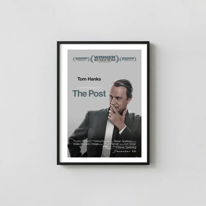 The Post | Movie Poster | Tom Hanks Contemplative Art Print