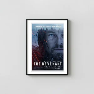 The Revenant | Movie Poster | Leonardo DiCaprio Hugh Glass Movie Posters xe2x80x93 Portrait Frame Wall Art Mockup | MerchFuse