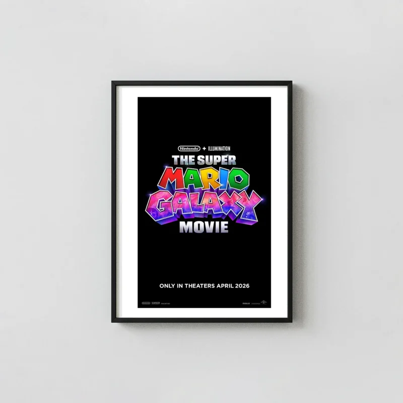 The Super Mario Galaxy Movie | Movie Poster | 2026 Logo Wall Art