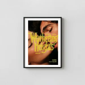 Wuthering Heights (2026) | Movie Poster | Close-up Romance Movie Posters xe2x80x93 Portrait Frame Wall Art Mockup | MerchFuse