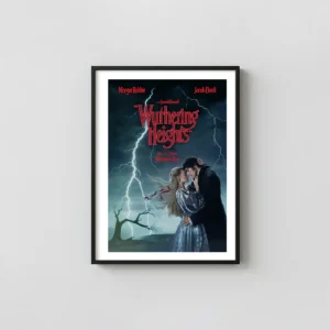 Wuthering Heights | Movie Poster | Margot Robbie, Jacob Elordi Romance Art Movie Posters xe2x80x93 Portrait Frame Wall Art Mockup | MerchFuse