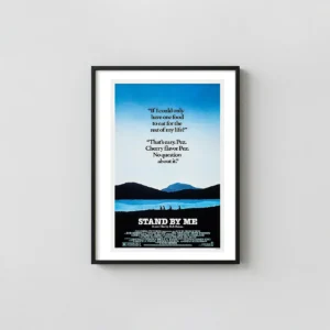 Stand by Me | Movie Poster | Iconic Pez Quote Vintage Movie Posters xe2x80x93 Portrait Frame Wall Art Mockup | MerchFuse