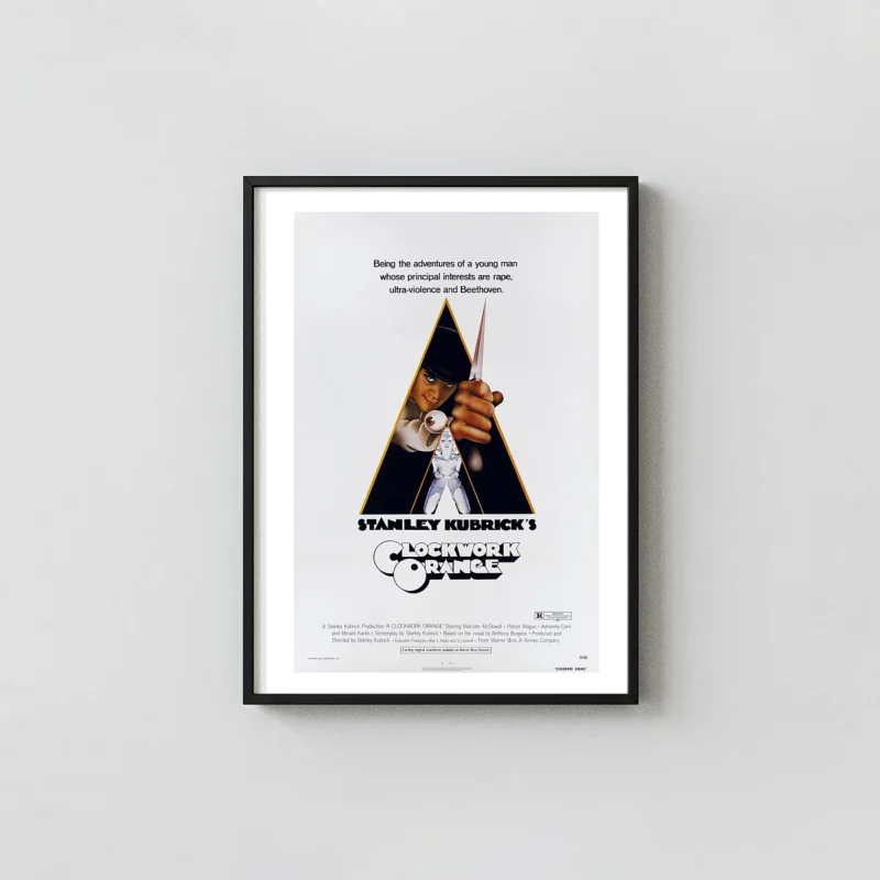 A Clockwork Orange | Movie Poster | Iconic Alex DeLarge Graphic Print