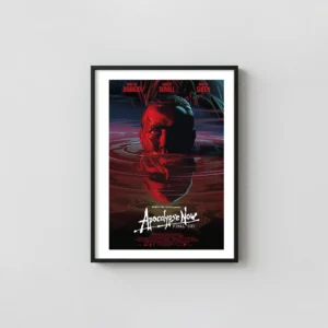 Apocalypse Now | Movie Poster | Intense Willard Submerged Red Apocalypse Now Movie Posters xe2x80x93 Portrait Frame Wall Art Mockup | MerchFuse