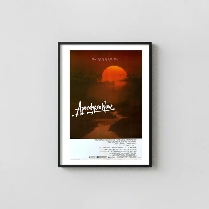 Apocalypse Now | Movie Poster | Iconic Sunset & Helicopter Wall Art Print