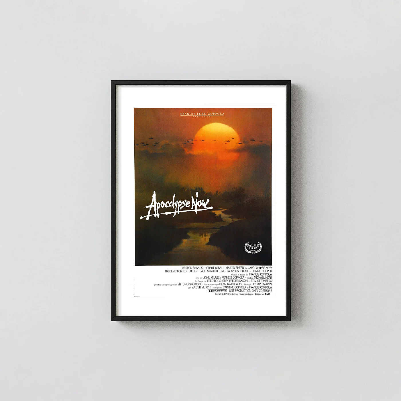 Apocalypse Now | Movie Poster | Vintage Sunset River Scene Art Apocalypse Now Movie Posters xe2x80x93 Portrait Frame Wall Art Mockup | MerchFuse