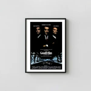 Goodfellas | Movie Poster | Original 1990 Theatrical Movie Posters xe2x80x93 Portrait Frame Wall Art Mockup | MerchFuse