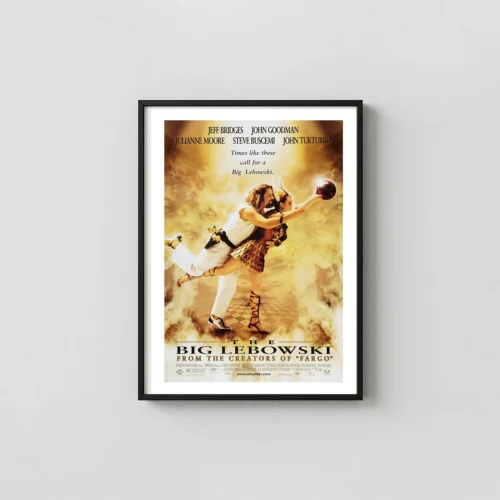 The Big Lebowski | Movie Poster | Iconic Dream Scene Wall Art Print
