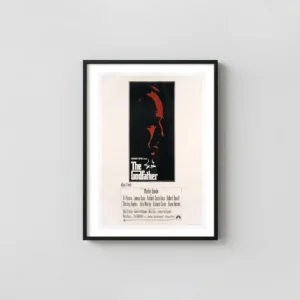 The Godfather | Movie Poster | Iconic Puppet Master Minimalist Art Minimalist Movie Poster xe2x80x93 Portrait Frame Wall Art Mockup | MerchFuse