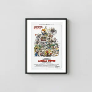 Animal House | Movie Poster | Classic Delta House Chaos Horror Movies Posters xe2x80x93 Portrait Frame Wall Art Mockup | MerchFuse