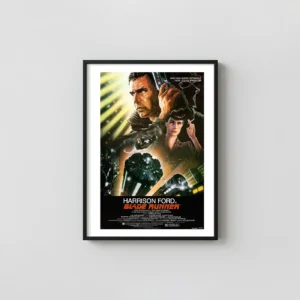 Blade Runner (1982) | Movie Poster | Classic Sci-Fi Wall Blade Runner Movie Posters xe2x80x93 Portrait Frame Wall Art Mockup | MerchFuse