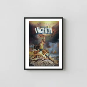 National Lampoon's Vacation | Movie Poster | Classic 1983 Theatrical Cult Classic Movies Posters xe2x80x93 Portrait Frame Wall Art Mockup | MerchFuse