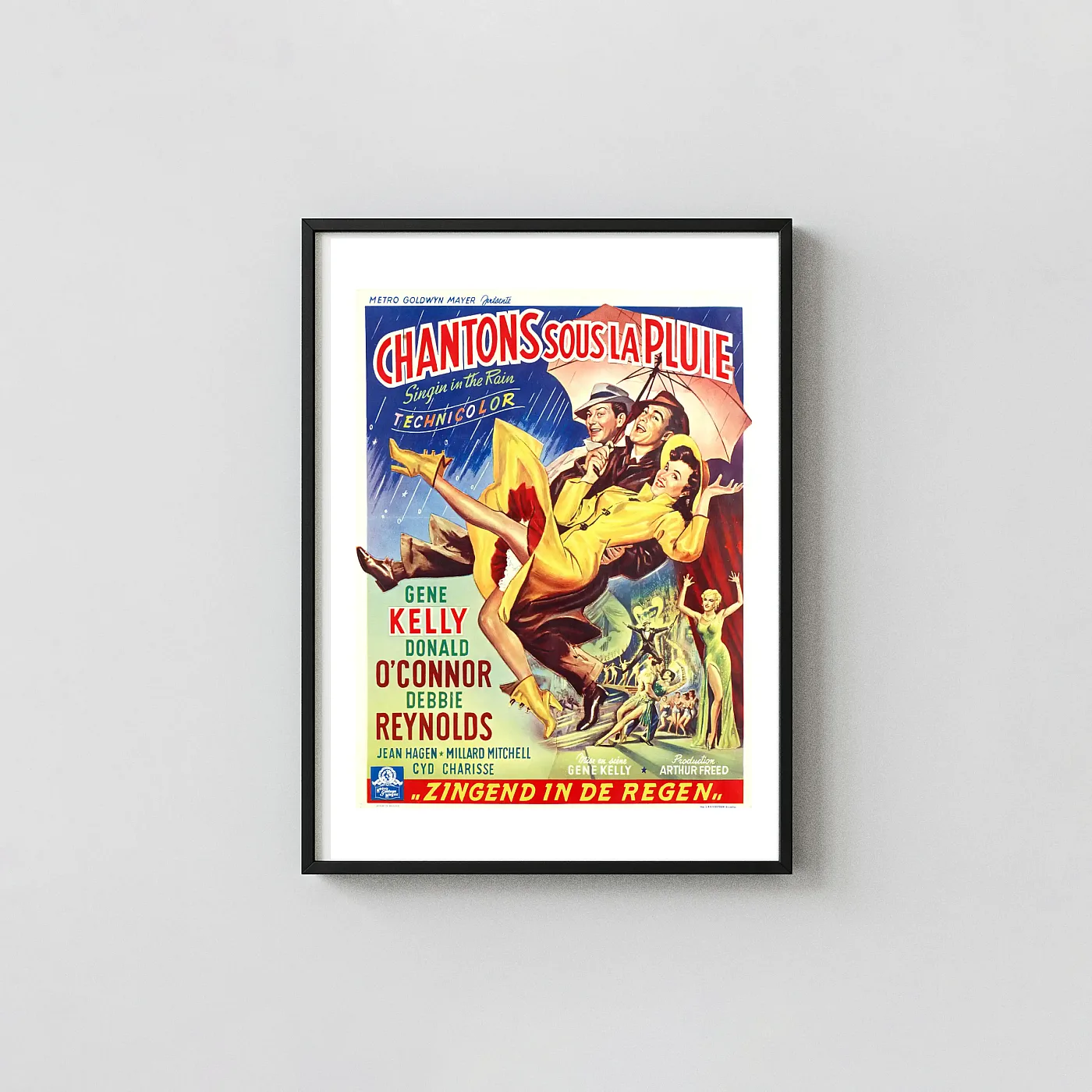 Singin' in the Rain Movie Poster Classic Musical Vintage - movie poster wall art print