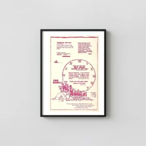 Wild Strawberries | Movie Poster | Vintage Clock & Review Movie Posters xe2x80x93 Portrait Frame Wall Art Mockup | MerchFuse