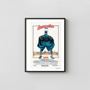 Americathon | Movie Poster | Uncle Sam Bare Legs Satirical Art Cult Classic Movies Posters xe2x80x93 Portrait Frame Wall Art Mockup | MerchFuse