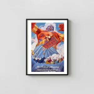 An Arabian Adventure | Movie Poster | Giant Genie Fantasy Action & Adventure Movie Posters xe2x80x93 Portrait Frame Wall Art Mockup | MerchFuse