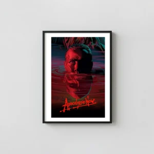 Apocalypse Now | Movie Poster | Willard Submerged Neon Apocalypse Now Movie Posters xe2x80x93 Portrait Frame Wall Art Mockup | MerchFuse