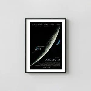 Apollo 13 | Movie Poster | Iconic Space Travel Wall Movie Posters xe2x80x93 Portrait Frame Wall Art Mockup | MerchFuse