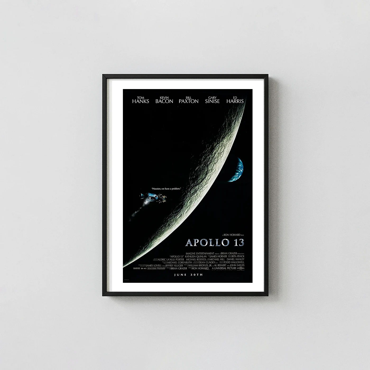 Apollo 13 Movie Poster Iconic Space Travel - movie poster wall art print