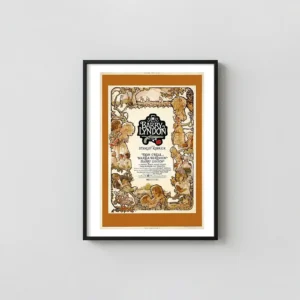 Barry Lyndon Movie Poster | Original Illustrated Storybook Art Movie Posters xe2x80x93 Portrait Frame Wall Art Mockup | MerchFuse