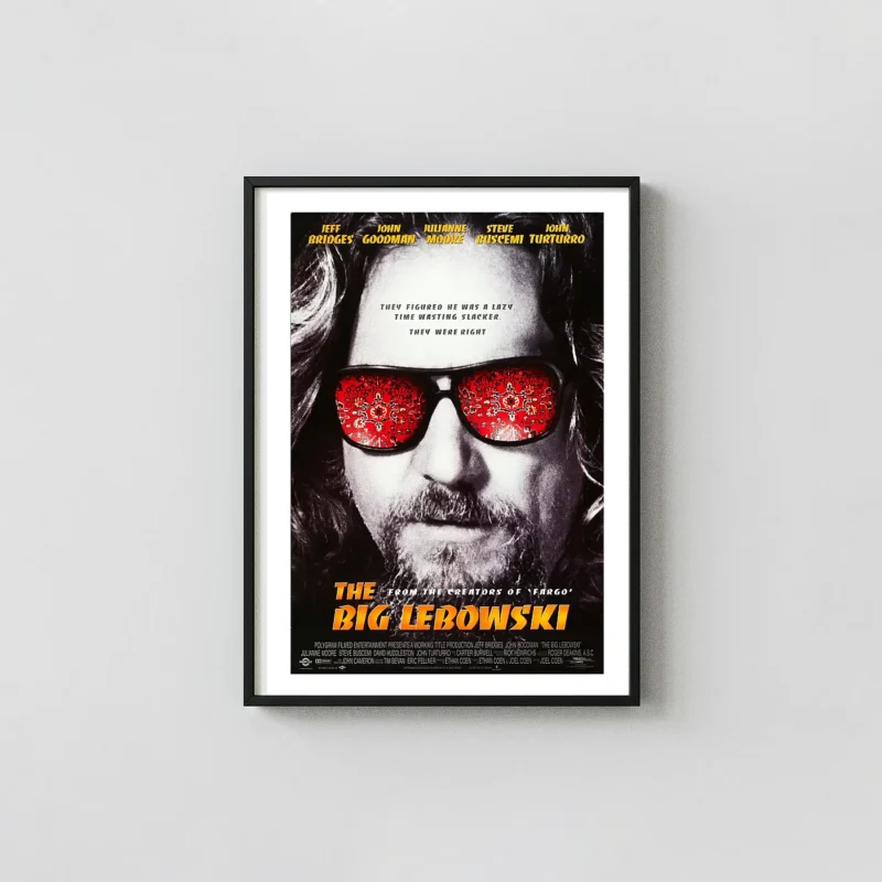 The Big Lebowski | Movie Poster | The Dude's Rug Reflection Art Print