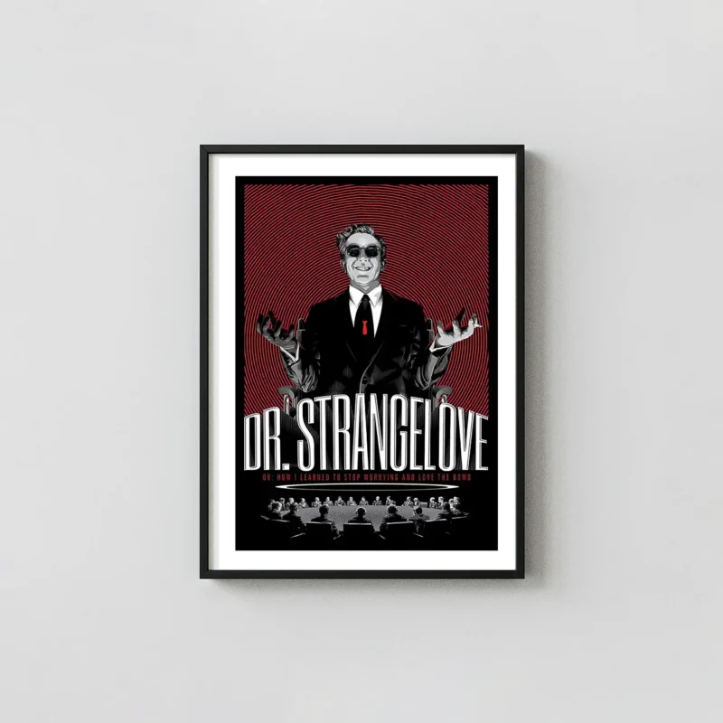 Dr. Strangelove | Movie Poster | Peter Sellers Minimalist Art Print