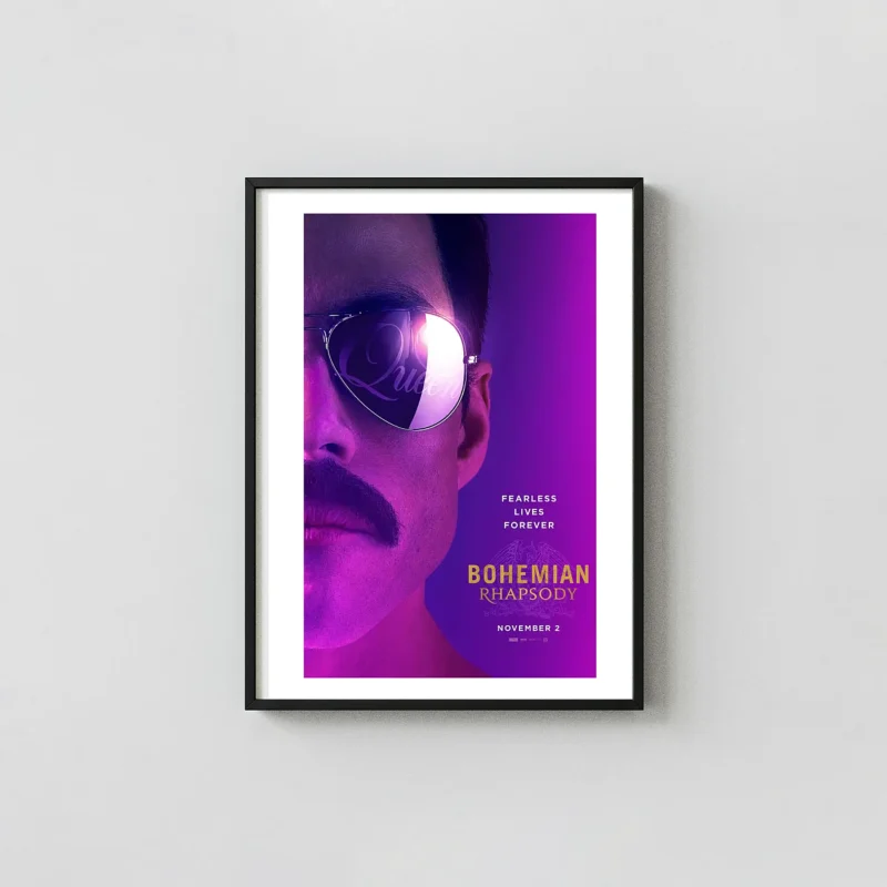 Bohemian Rhapsody | Movie Poster | Freddie Mercury Aviator Art