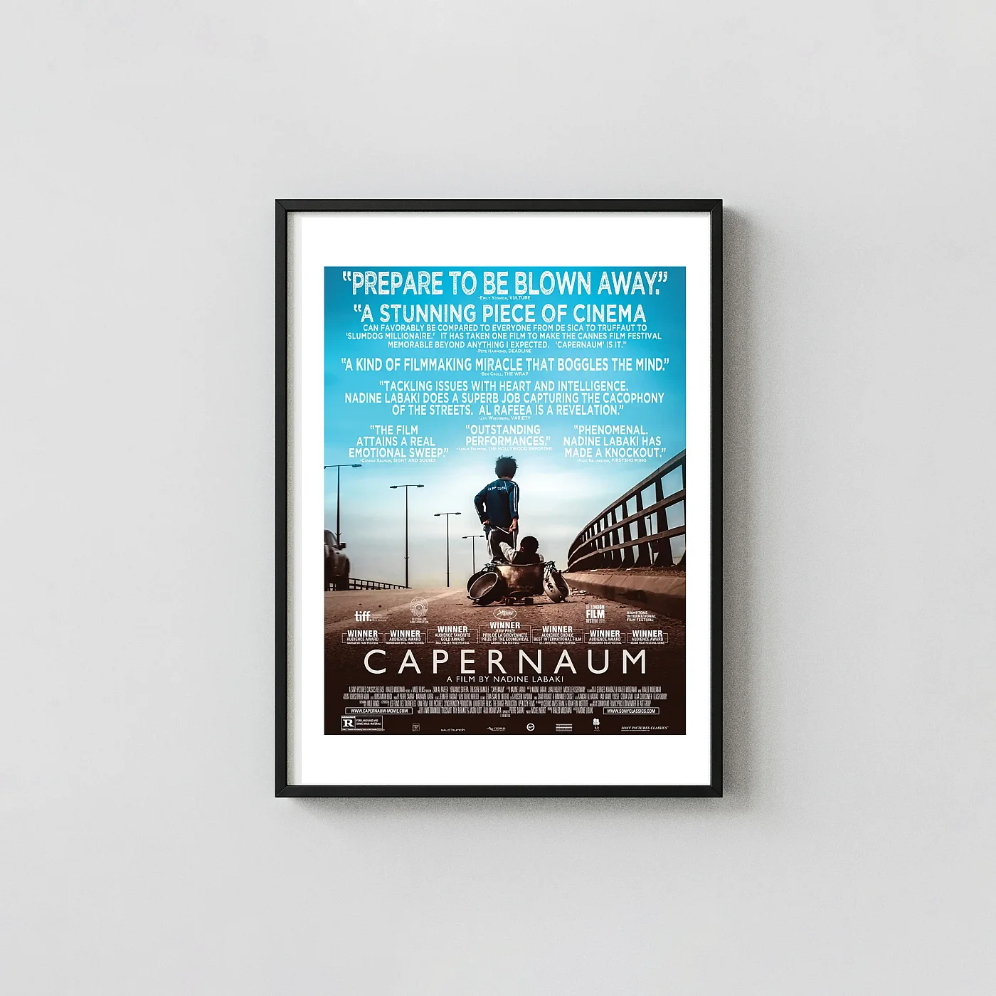Capernaum (2018) | Movie Poster | Award-Winning Drama Wall Art Print Capernaum (2018) | Movie Poster | Award-Winning Drama Wall Movie Posters Xe2X80X93 Portrait Frame Wall Art Mockup | Merchfuse
