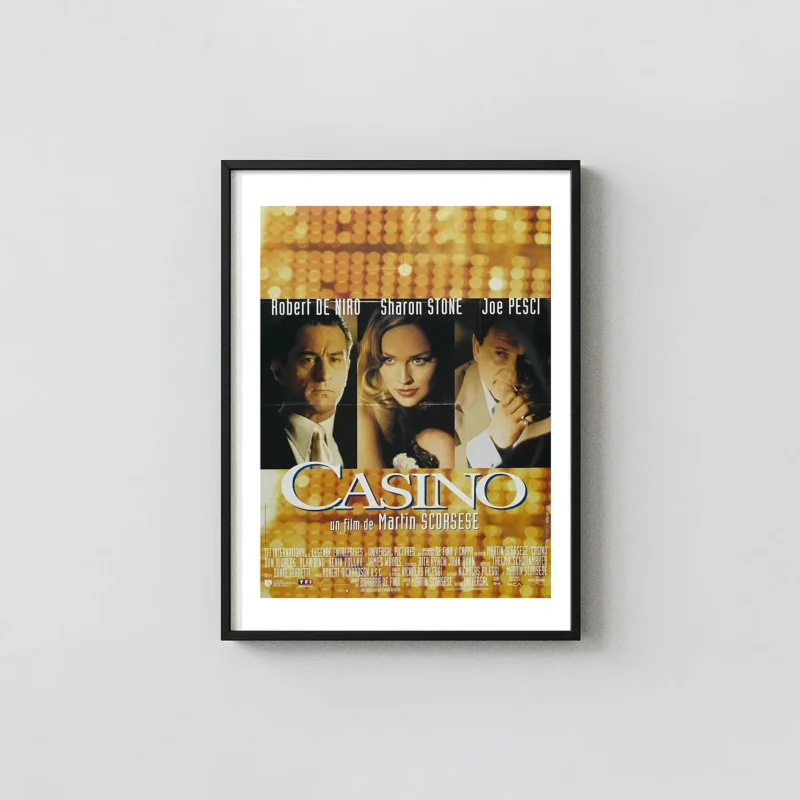 Casino | Movie Poster | Robert De Niro, Sharon Stone, Joe Pesci Cast Art