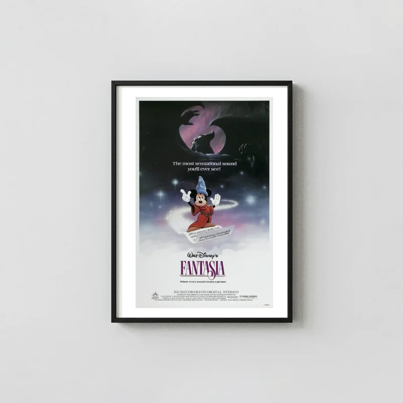 Fantasia | Disney Movie Poster | Sorcerer Mickey & Chernabog Art Print