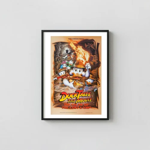 DuckTales Movie: Treasure of the Lost Lamp | Film Poster | Classic Disney Adventure Art