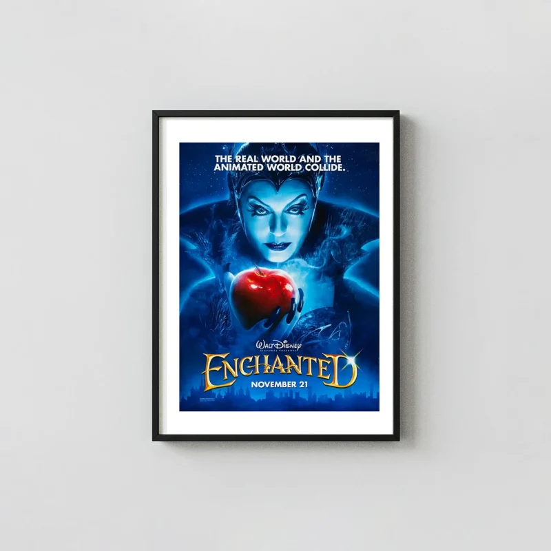 Enchanted | Movie Poster | Queen Narissa & The Poison Apple Print