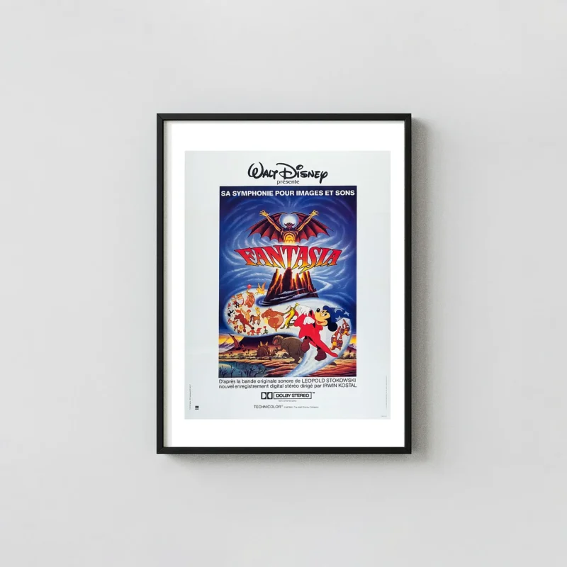 Fantasia | Movie Poster | Sorcerer Mickey & Chernabog Art Print