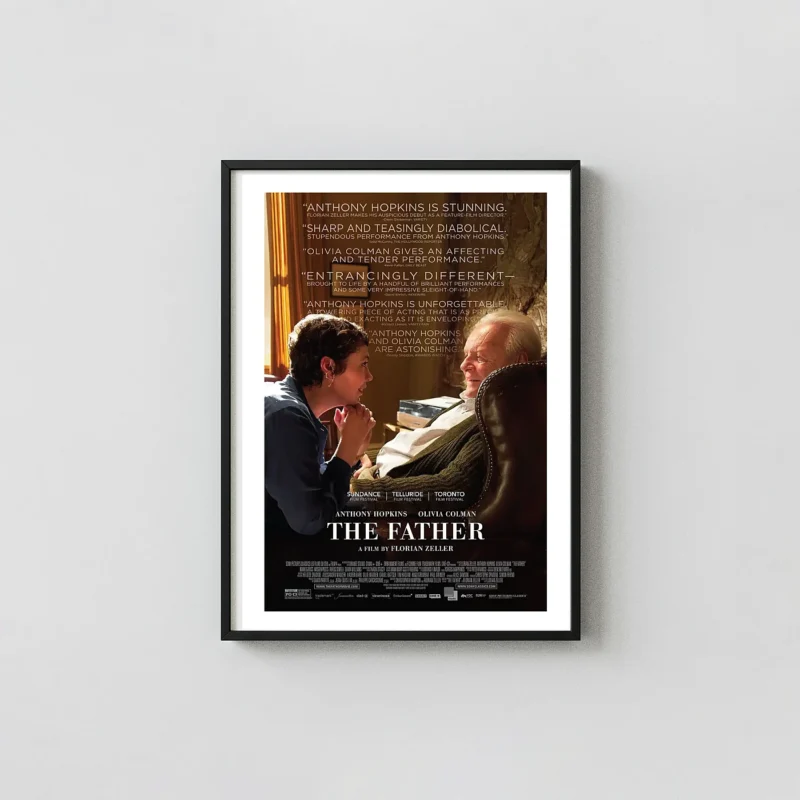 The Father | Movie Poster | Anthony Hopkins & Olivia Colman Art Print