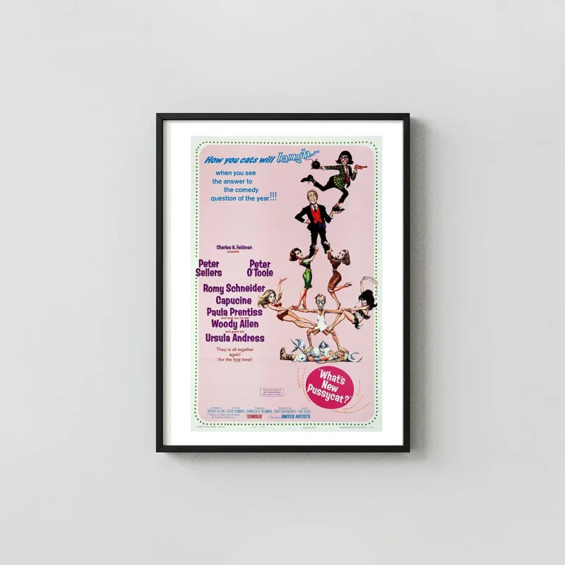 What's New Pussycat? | Movie Poster | 1965 Comedy Wall Art Print