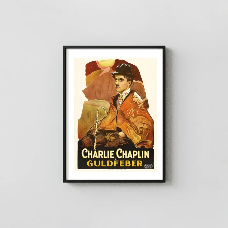 The Gold Rush | Movie Poster | Vintage Charlie Chaplin Art Print