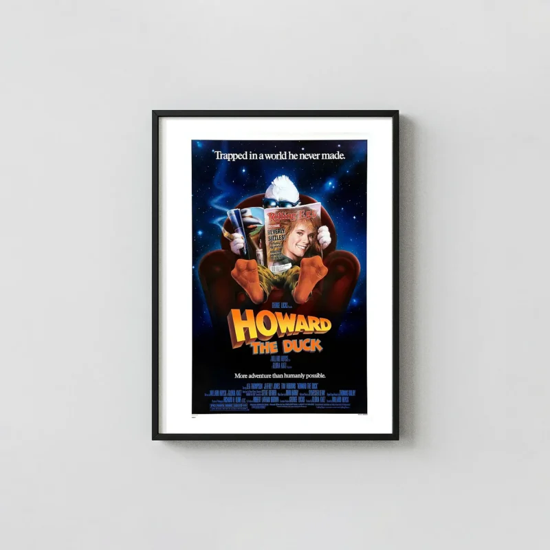 Howard the Duck | Movie Poster | 1986 Vintage Sci-Fi Art Print