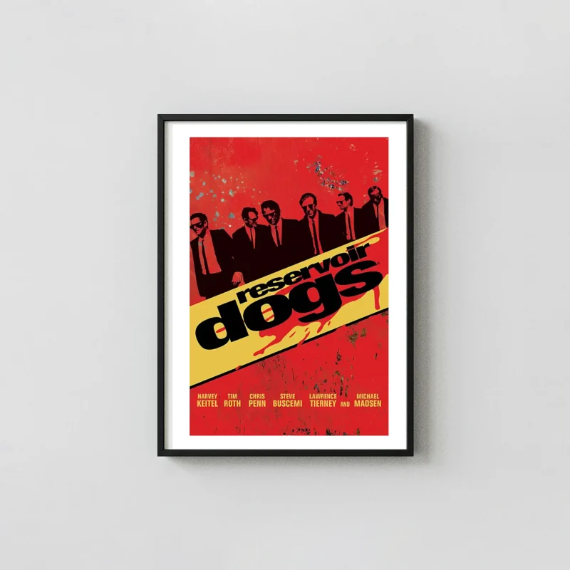 Reservoir Dogs | Movie Poster | Cult Classic Silhouette Wall Art